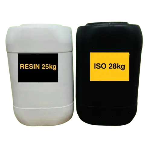 2-Part Polyurethane Rubberising Kit – Resin (25kg) + ISO (28kg)